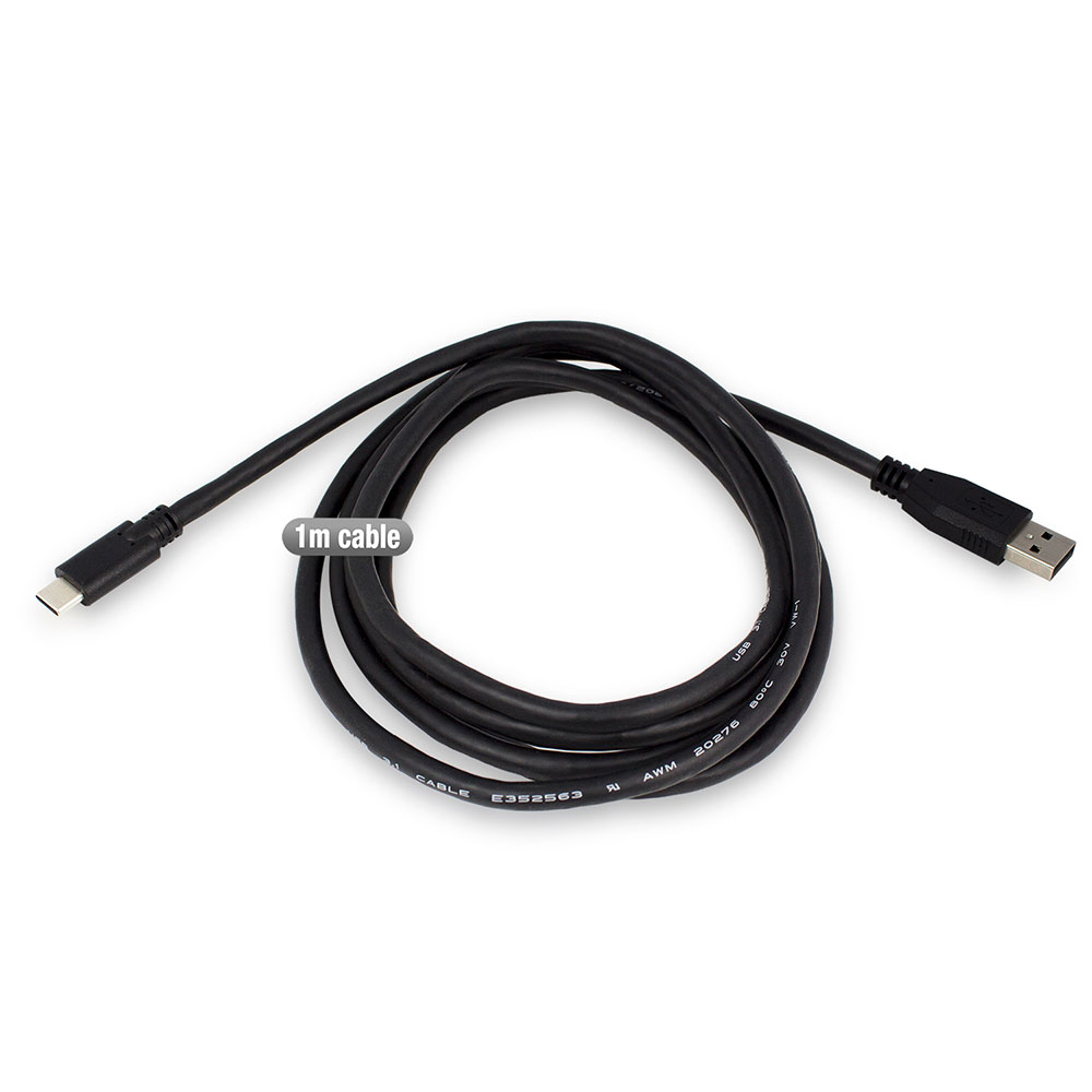 USB-C 3.2 Gen1 (USB 3.0) to USB-A connection cable 1m