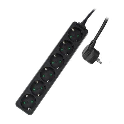 Power Strip 6x outlets, cable length 3m