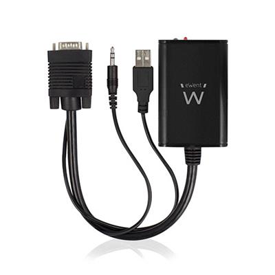 VGA to HDMI converter with audio
