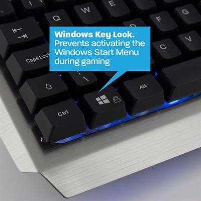 Play Illuminated Metal Gaming Keyboard US Layout