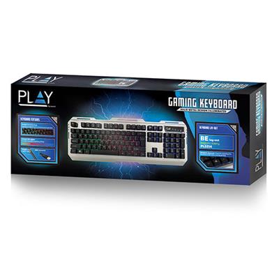 Play Illuminated Metal Gaming Keyboard BE Layout