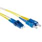 1 meter LSZH Singlemode 9/125 OS2 short boot fiber patch cable duplex with LC and SC connectors