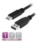 USB-C 3.2 Gen1 to USB-A connection cable 1m