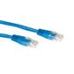 Blue 10 meter U/UTP CAT5E CCA patch cable with RJ45 connectors